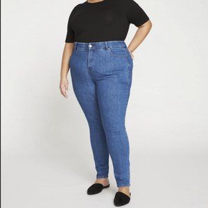 Universal Standard NWT Jeans Riviera High Rise Skinny Classic Blue Size 20
